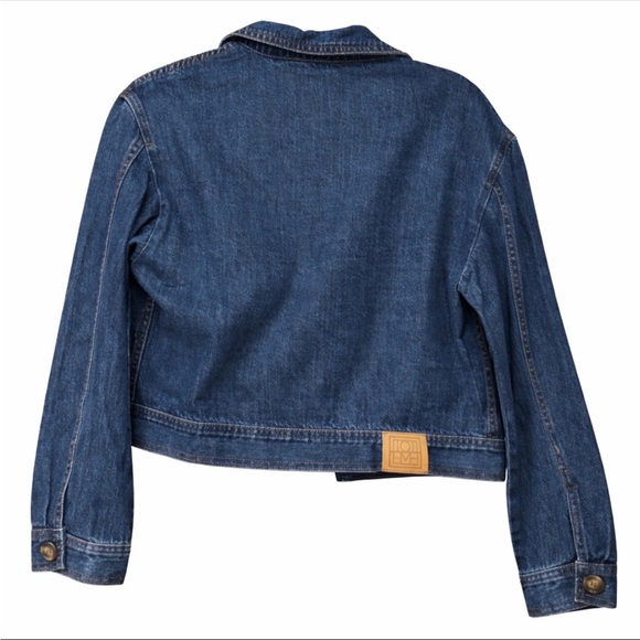 TOTEME Cropped Denim Jacket – Dark Wash – NWOT – EU 36 (US 2–4) - Picture 6 of 9